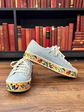 Rifle Paper Co. x Keds Floral Platform Rosalie Sneaker Sz 8